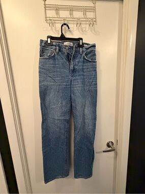 Denim Forum Women’s Straight Leg Jeans in Light Blue